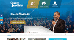 Desktop Screenshot of canaldoserralheiro.com.br